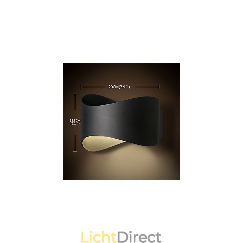Moderne eigentijdse zwarte oxide afwerkingsfunctie voor mini-stijl sfeerverlichting wandlampen wandlamp