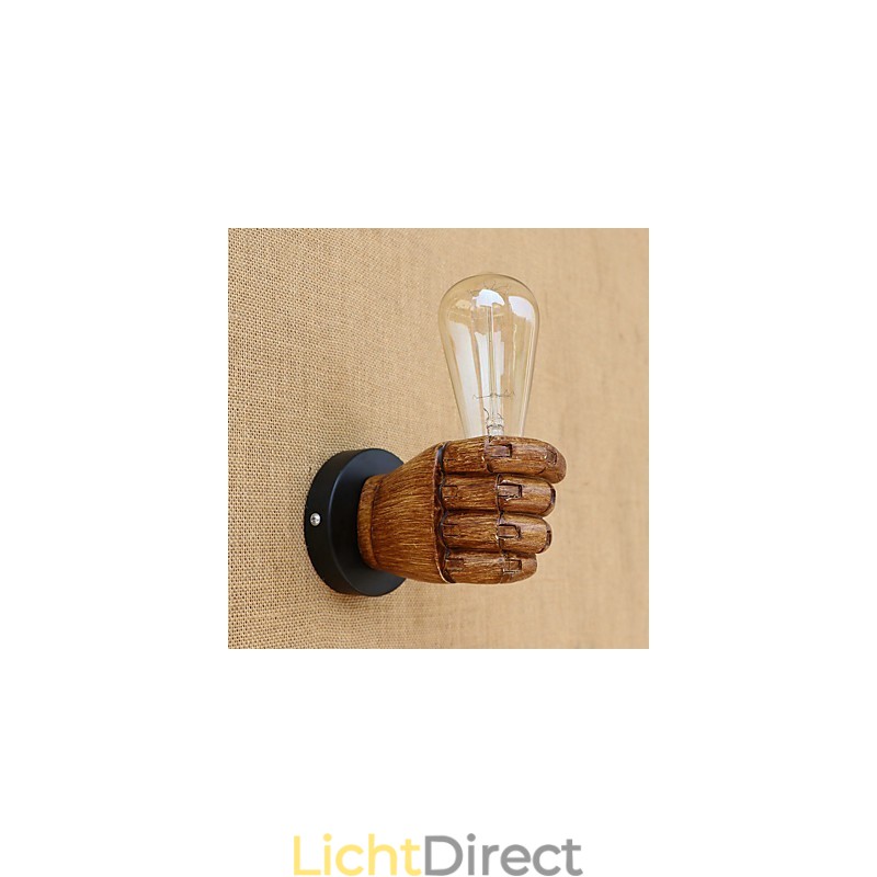Moderne, eigentijdse, landelijke, retro-kenmerken voor wandlampen met sfeerverlichting in ministijl