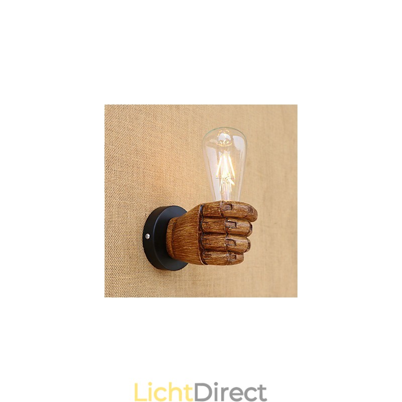 Moderne, eigentijdse, landelijke, retro-kenmerken voor wandlampen met sfeerverlichting in ministijl