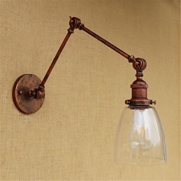 Rustieke Lodge Country Retro Gegalvaniseerde Functie voor Verstelbare Hoogte En Hoek Arm Oogbescherming