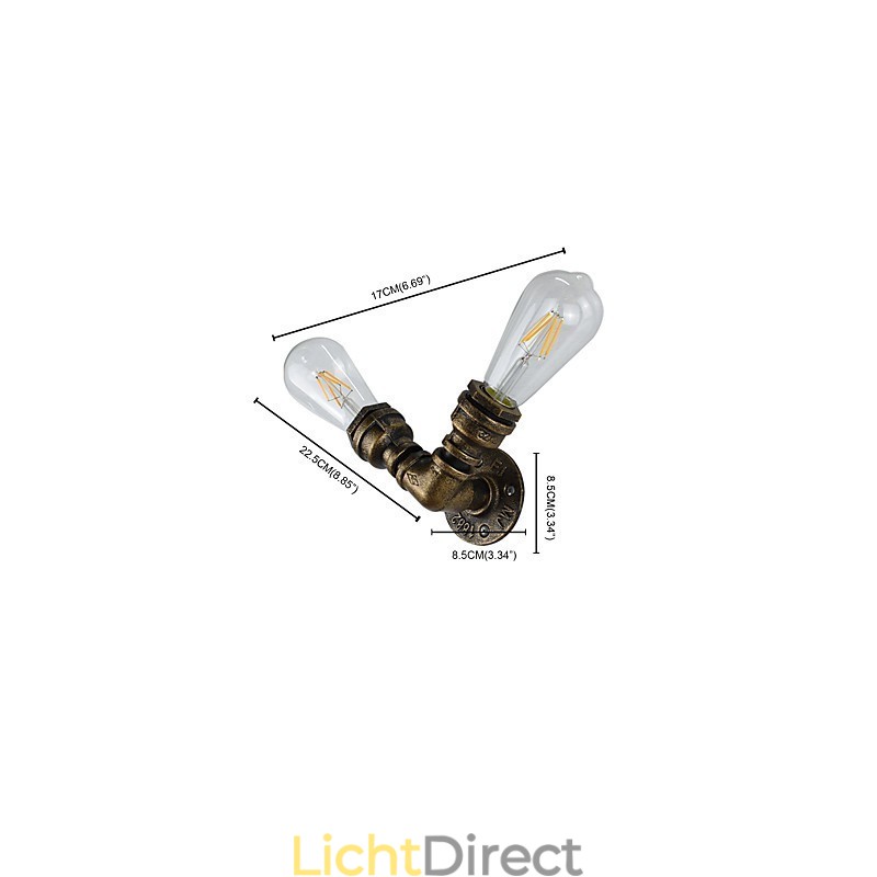 Wandlamp Wandlampen Wandlamp Ijzeren Wandlamp Dumb Black Lightsaber Lamp Aan De Muur