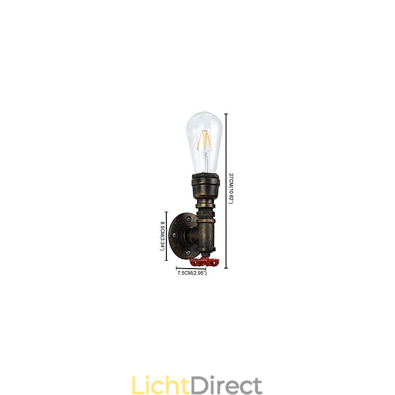 Rustieke Lodge Traditionele Klassieke Antieke Messing Kenmerk voor Sfeerverlichting Wandlampen Wandlamp