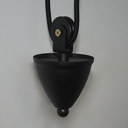 Amerikaanse landelijke stijl wandlamp retro creatief Houten katrol wandlamp