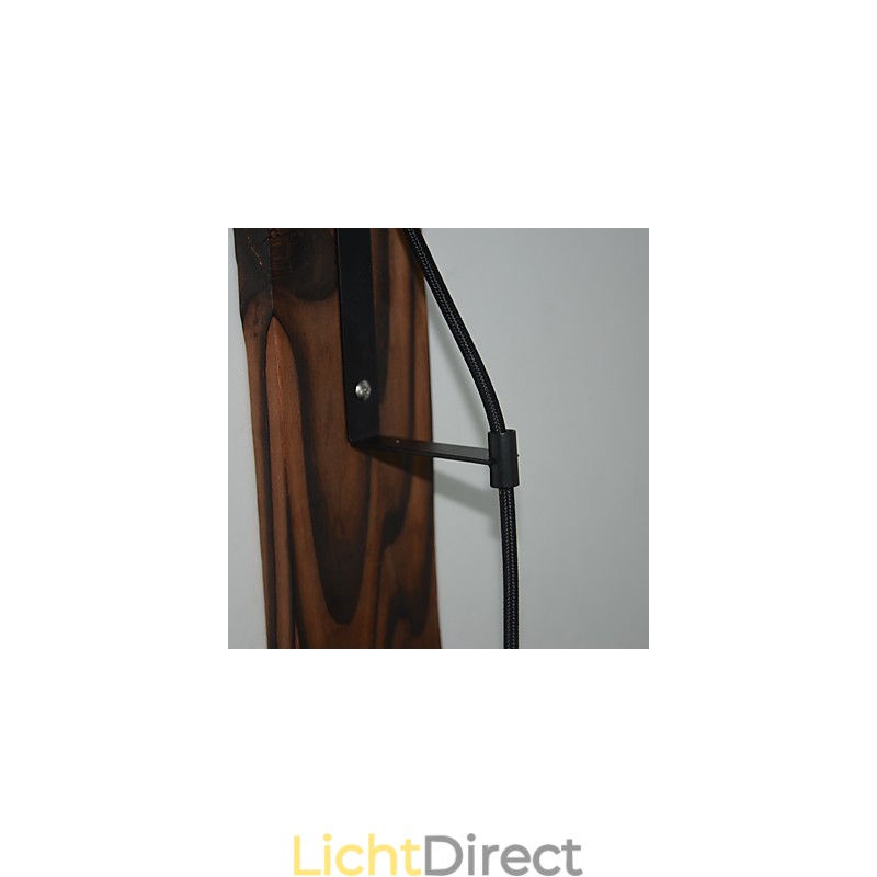 Amerikaanse landelijke stijl wandlamp retro creatief Houten katrol wandlamp