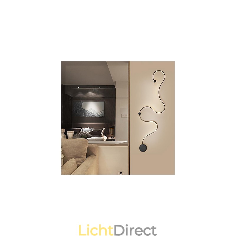 Wandlampen Moderne Hedendaagse Schilderij Feature Aluminium Wandlamp voor Slaapkamer Trap Woonkamer Lamp