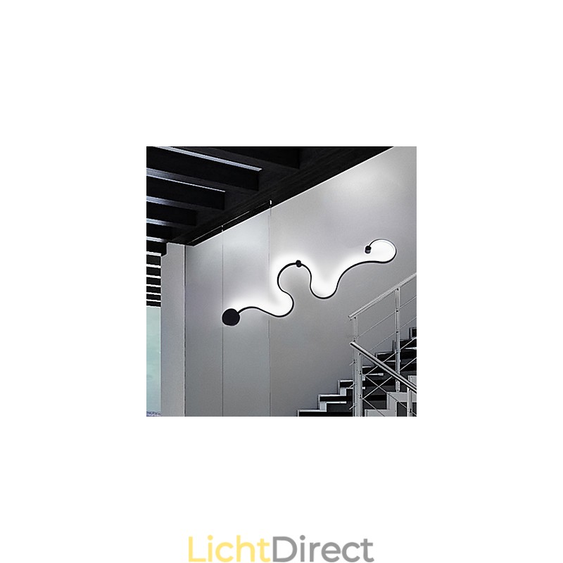 Wandlampen Moderne Hedendaagse Schilderij Feature Aluminium Wandlamp voor Slaapkamer Trap Woonkamer Lamp