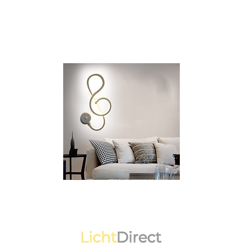 Eenvoudige moderne creatieve lichtbalk muur gangpad ingebedde lamp gangverlichting slaapkamer bedlamp aluminium lamp