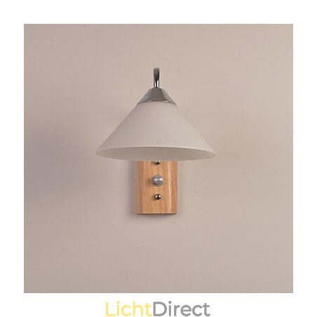 Eenvoudige wandlamp, nachtkastje, bureaulamp met glazen kap en massief hout voor slaapkamer, ladekast, woonkamer, babykamer, studentenkamer, salontafel, boekenkast Eenvoudige wandlamp, nachtkastje, bureaulamp met glazen kap en massief hout voor slaapkamer, ladekast, woonkamer, babykamer, studentenkamer, salontafel, boekenkast