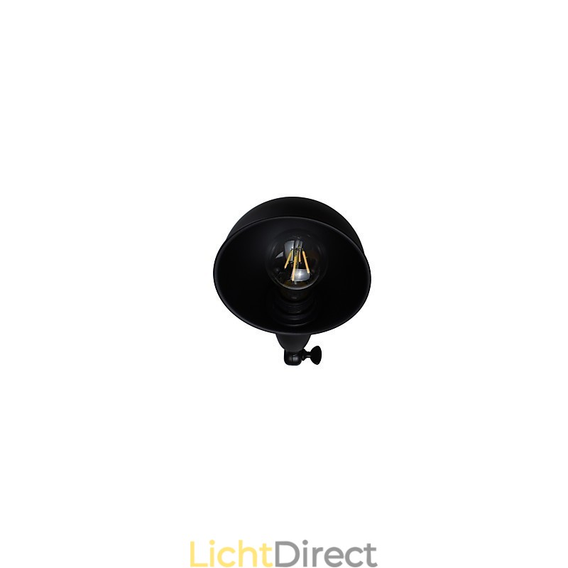 Geschilderde stalen wandlamp Dumb Black American Coffee Decoratie Retro wandlamp Lichtzwaardlamp op de muur