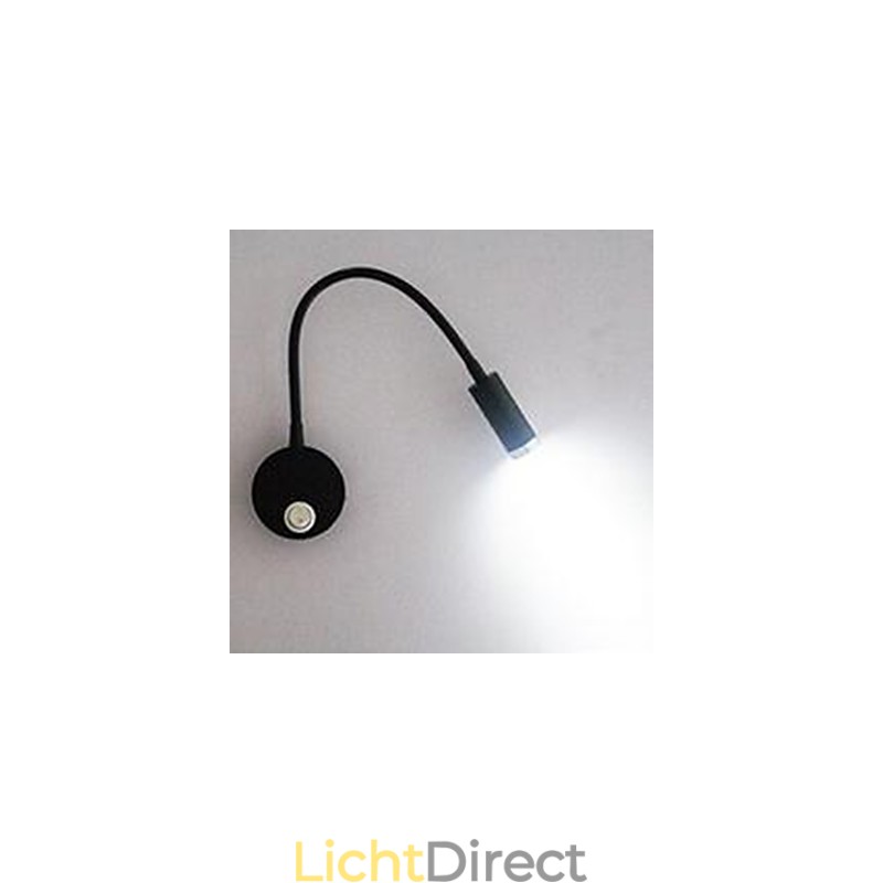 De wandlamp van de wandlamp van de kop van het slangbed wordt verlicht door de lichtleeslamp