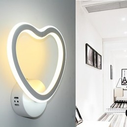 Moderne minimalistische wandlamp woonkamer achtergrondmuur slaapkamer nachtkastje lichten gang creatieve wandlamp modieuze aluminium lamp