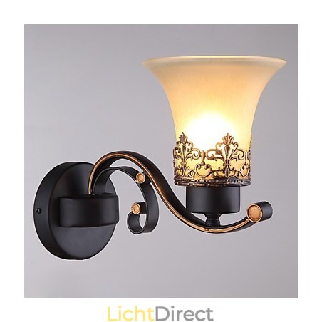 Enkele kop Amerikaanse landelijke vintage metalen wandlamp met glas voor de kantine, woonkamer, entreehal, decoratieve wandlamp Enkele kop Amerikaanse landelijke vintage metalen wandlamp met glas voor de kantine, woonkamer, entreehal, decoratieve wandlamp