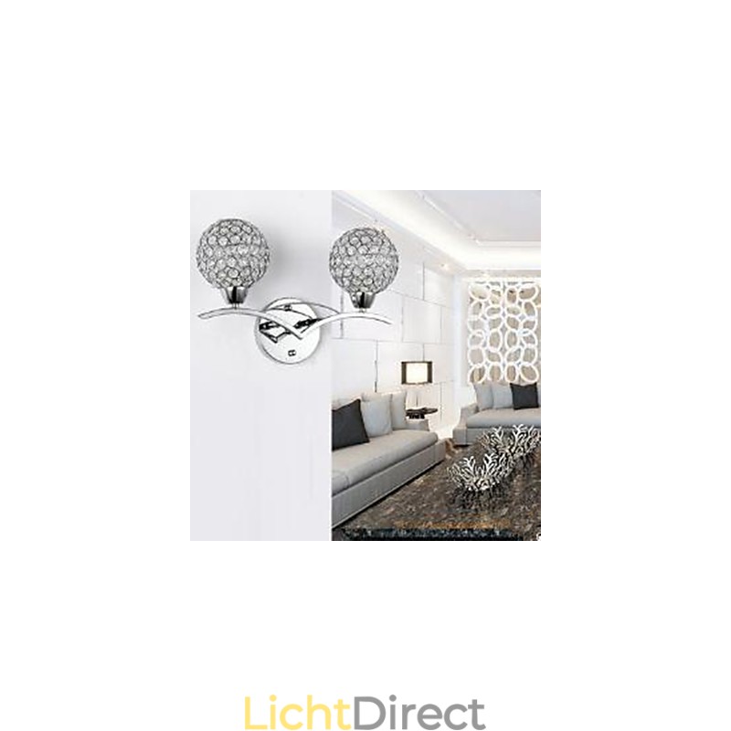 De eenvoud van moderne kristallen lamp Creatieve mode Slaapkamer nachtkastje lamp Eetkamer gangpad verlichting