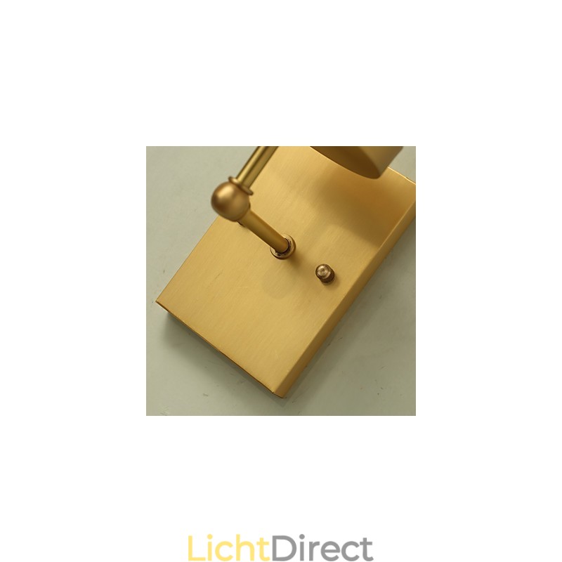 Traditionele klassieke landelijke messingfunctie voor mini-stijl uplight wandlampen wandlamp