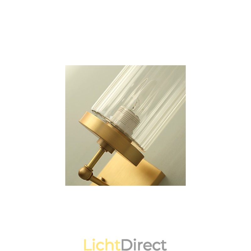 Traditionele klassieke landelijke messingfunctie voor mini-stijl uplight wandlampen wandlamp