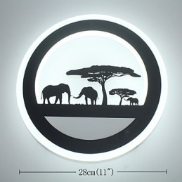 Acryl Ronde Slaapkamer Nachtkastje Wandlamp Originaliteit Moderne Ganglamp Entreelamp