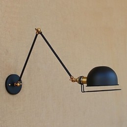 Eenvoudige vintage landelijke schilderfunctie voor mini-stijl zwenkarm oogbescherming sfeerverlichting wandlampen