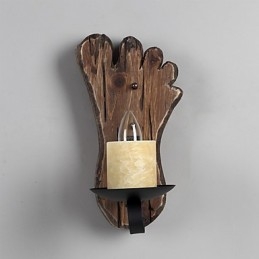 Enkele kop industriële vintage retro houten metalen schilderij kleur wandlamp voor de thuishotel gang decoreren wandlamp