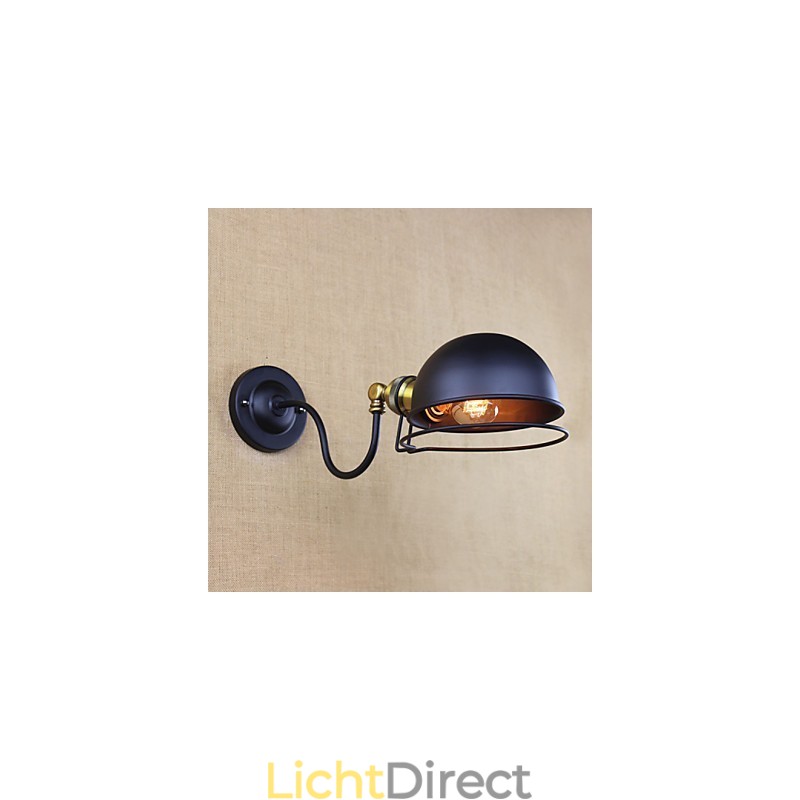 Eenvoudige landelijke retro-schilderijfunctie voor mini-stijl oogbescherming downlight wandlampen