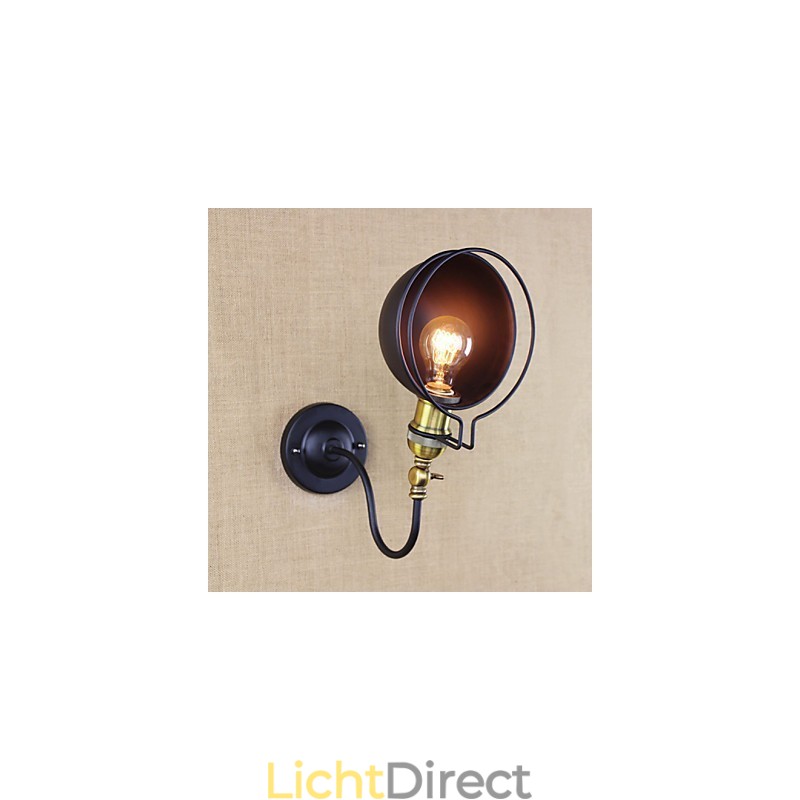 Eenvoudige landelijke retro-schilderijfunctie voor mini-stijl oogbescherming downlight wandlampen