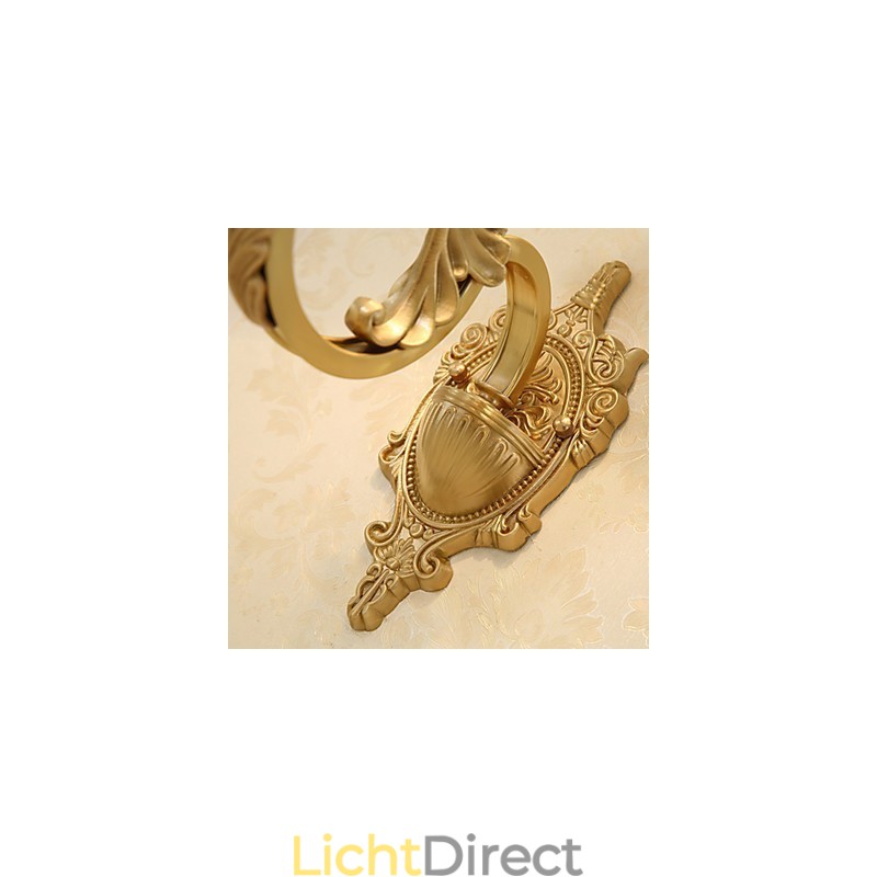 Eenvoudige landelijke traditionele klassieke messingfunctie voor mini-stijl uplight wandlampen wandlamp