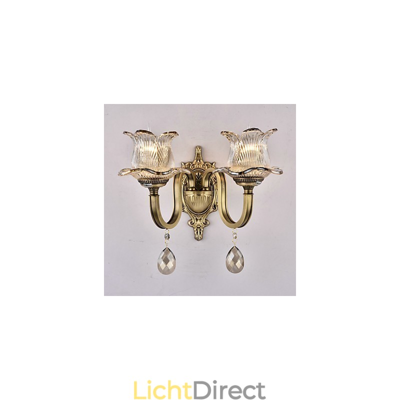 Rustieke Lodge Messing Kenmerk voor Mini Stijl Uplight Wandlampen Wandlamp