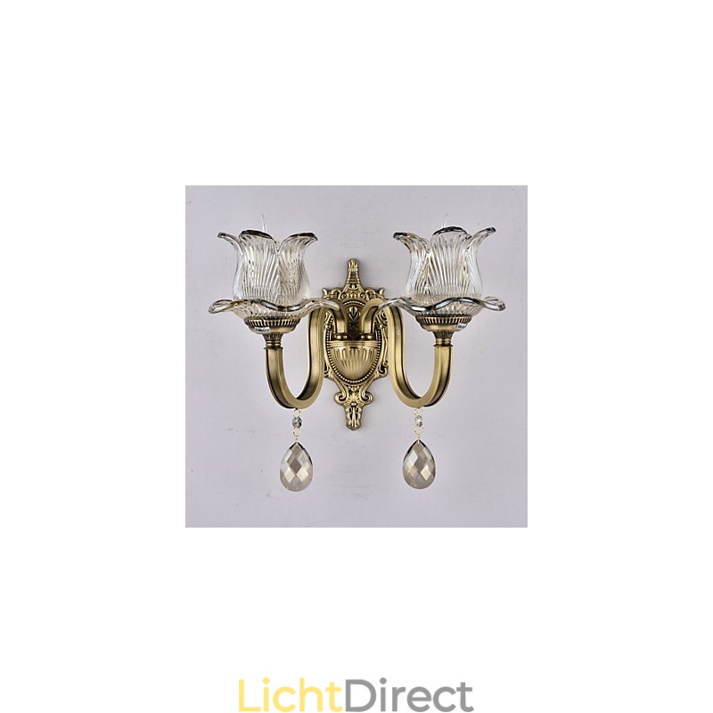 Rustieke Lodge Messing Kenmerk voor Mini Stijl Uplight Wandlampen Wandlamp