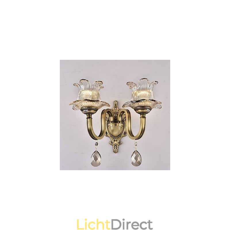 Rustieke Lodge Messing Kenmerk voor Mini Stijl Uplight Wandlampen Wandlamp