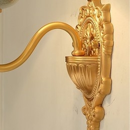 Eenvoudige landelijke traditionele klassieke messingfunctie voor mini-stijl uplight wandlampen wandlamp