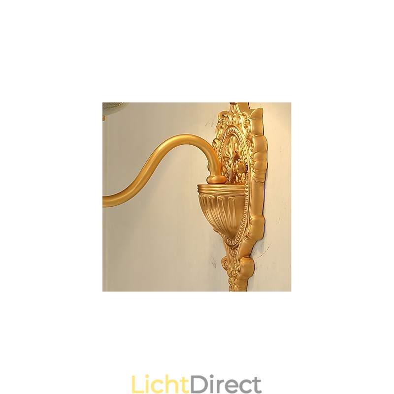 Eenvoudige landelijke traditionele klassieke messingfunctie voor mini-stijl uplight wandlampen wandlamp