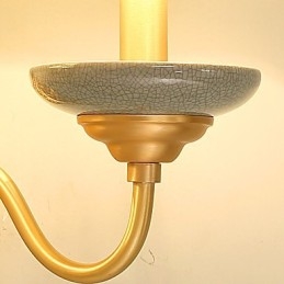 Eenvoudige landelijke traditionele klassieke messingfunctie voor mini-stijl uplight wandlampen wandlamp