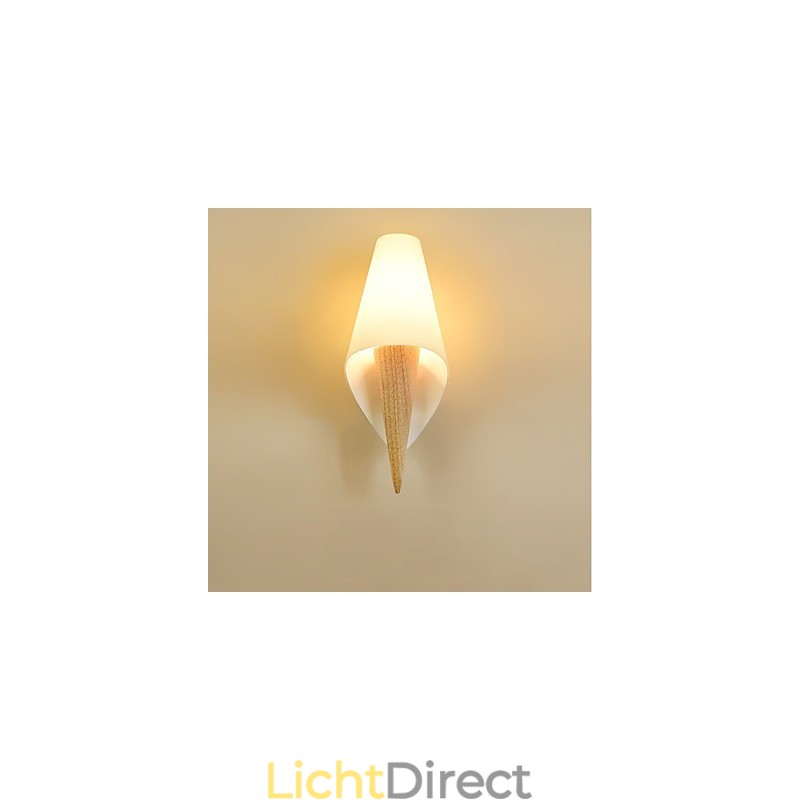 Eenvoudige landelijke functie voor oogbescherming Sfeerverlichting Wandlampen Wandlamp Warme Europese stijl Slaapkamer Wandlamp