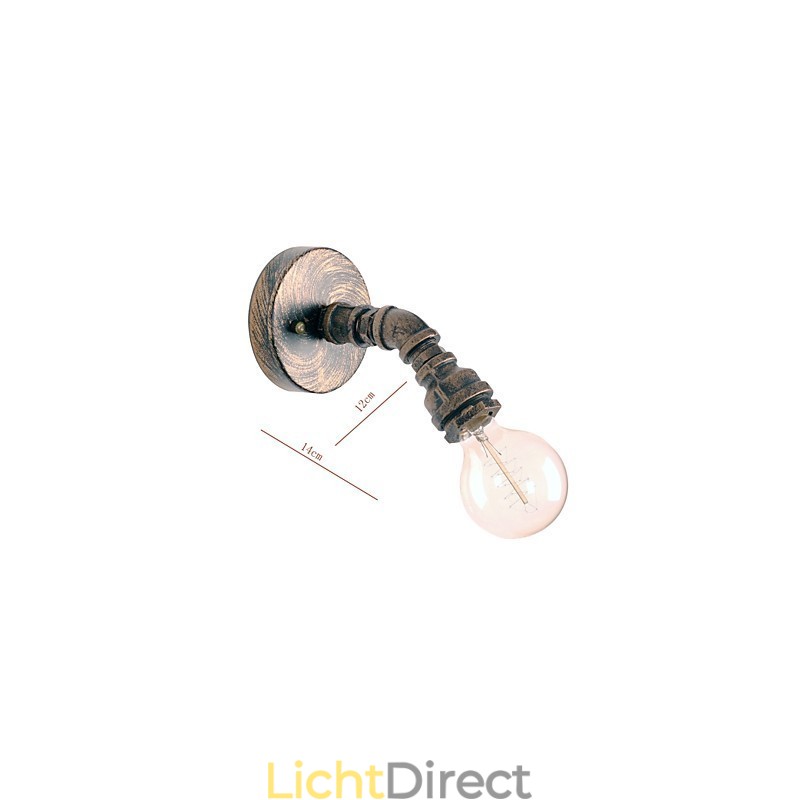 Antieke eenvoudige vintage landelijke traditionele klassieke schilderfunctie voor mini-stijl downlight wandlampen wandlamp