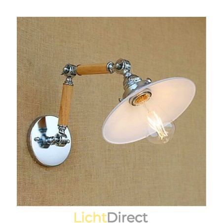 Moderne eigentijdse chromen functie voor Swing Arm Ambient Light Swing Arm Lights Wandlamp