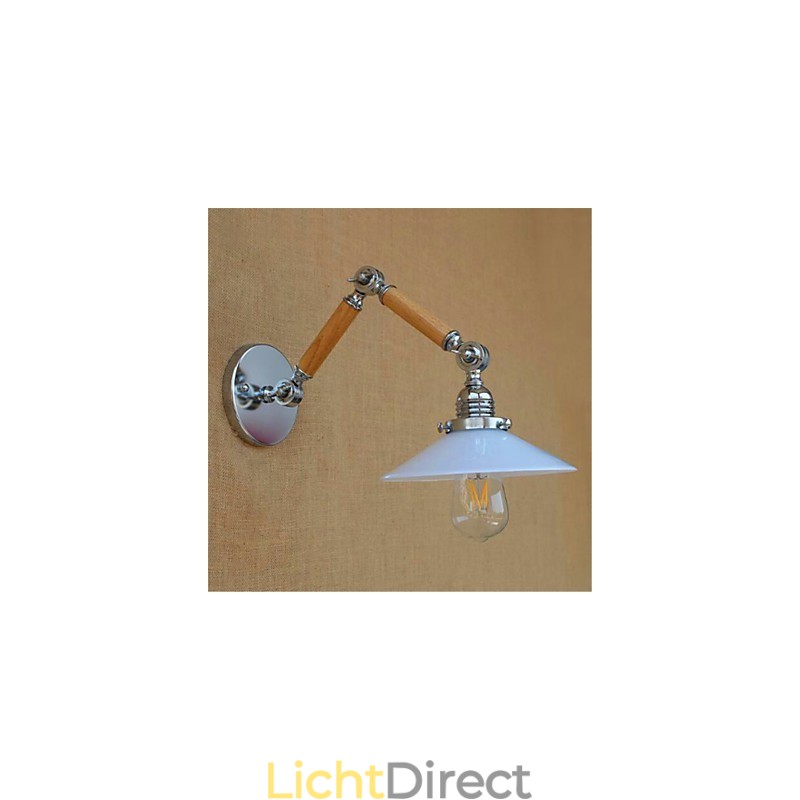 Moderne eigentijdse chromen functie voor Swing Arm Ambient Light Swing Arm Lights Wandlamp