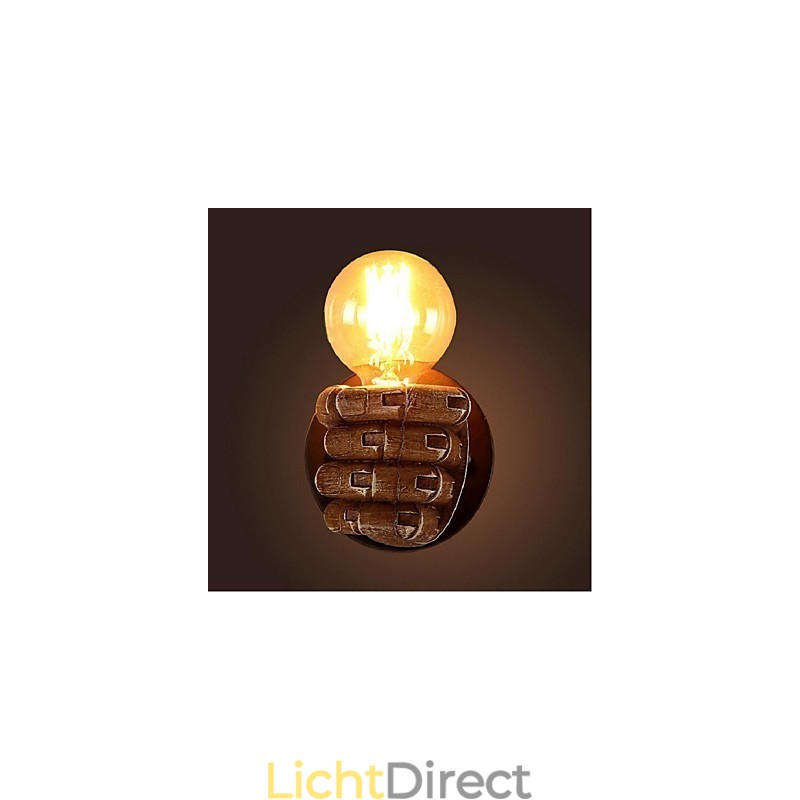 Rustieke Lodge Schilderij Kenmerk voor Sfeervolle Licht Wandlampen Wandlamp