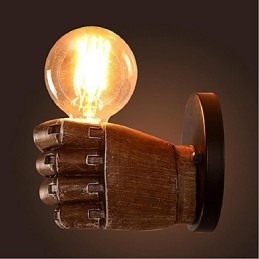 Rustieke Lodge Schilderij Kenmerk voor Sfeervolle Licht Wandlampen Wandlamp