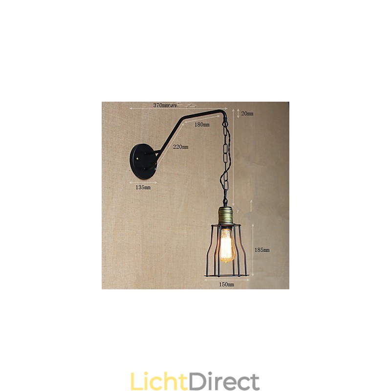 Restaurant Café Ketting Gangen Ijzeren Wandlamp
