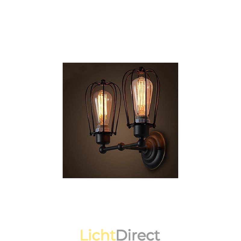 Retro Grapefruit American Village Iron Antique Restaurant Gang Gang Wandlamp Wandlamp