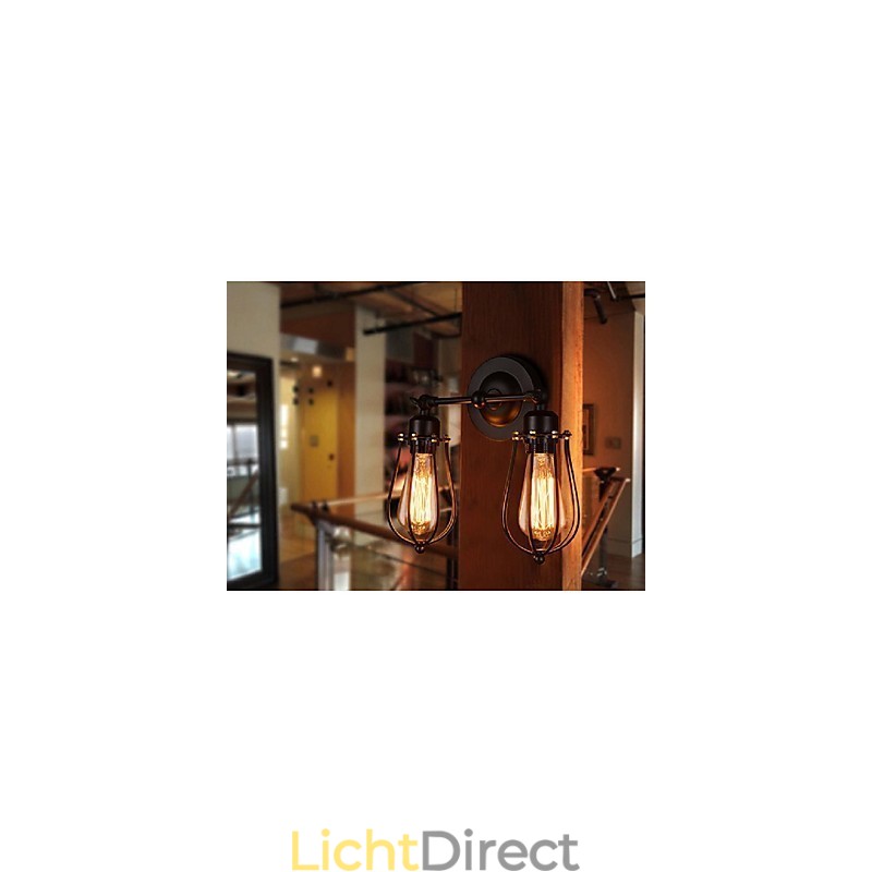 Retro Grapefruit American Village Iron Antique Restaurant Gang Gang Wandlamp Wandlamp