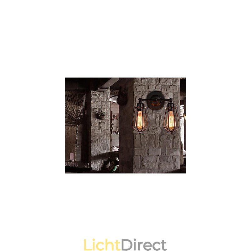 Retro Grapefruit American Village Iron Antique Restaurant Gang Gang Wandlamp Wandlamp