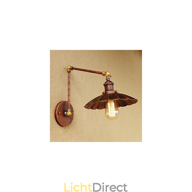 Lange arm Half roest Retro Creatieve Nostalgische Intrekbare Opvouwbare Wandlampen Wandlamp