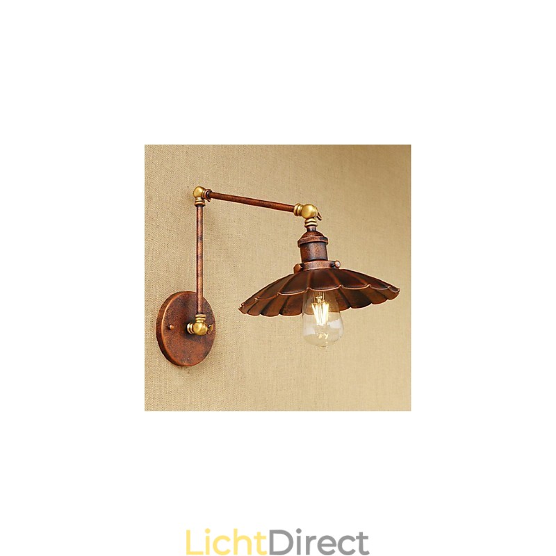 Lange arm Half roest Retro Creatieve Nostalgische Intrekbare Opvouwbare Wandlampen Wandlamp