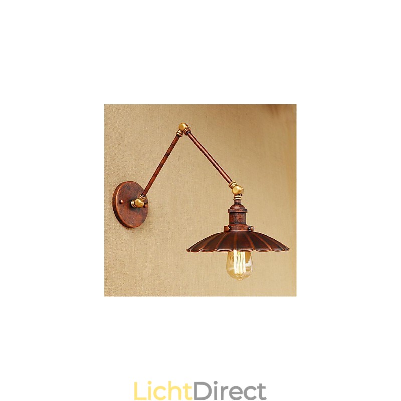 Lange arm Half roest Retro Creatieve Nostalgische Intrekbare Opvouwbare Wandlampen Wandlamp