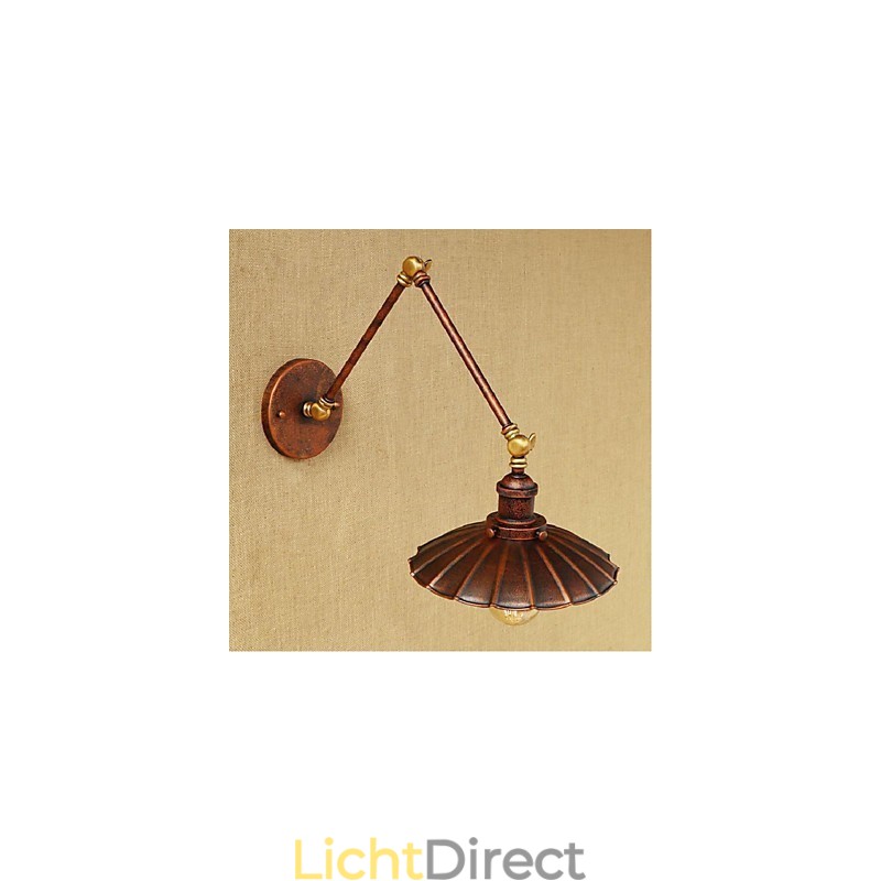 Lange arm Half roest Retro Creatieve Nostalgische Intrekbare Opvouwbare Wandlampen Wandlamp