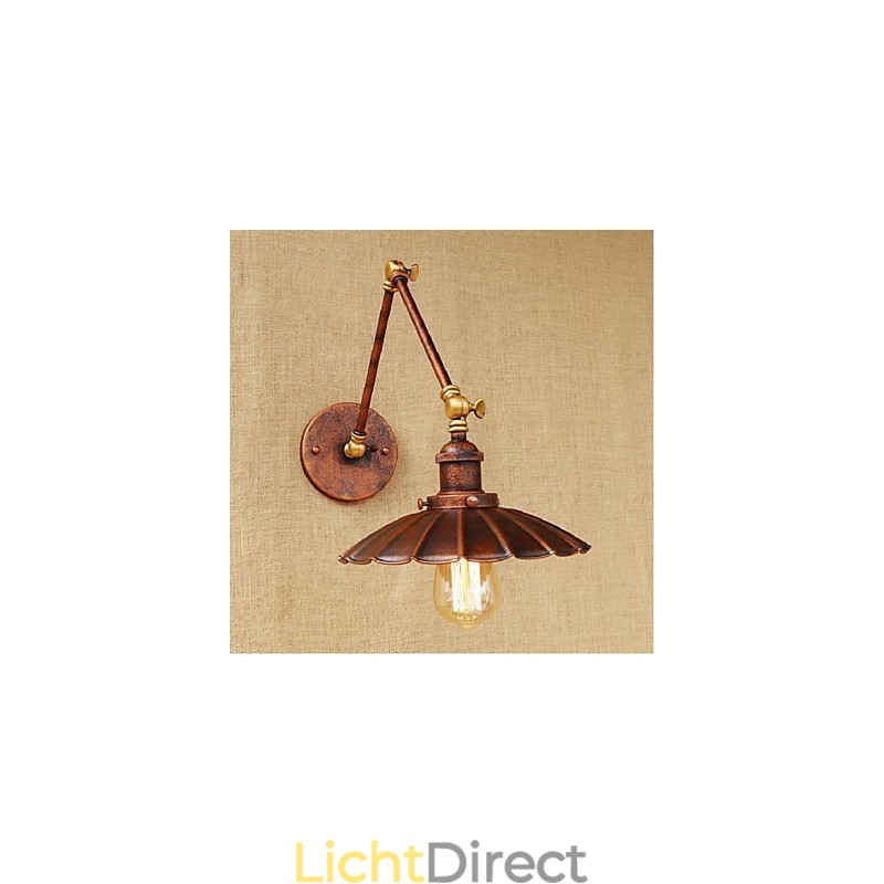 Lange arm Half roest Retro Creatieve Nostalgische Intrekbare Opvouwbare Wandlampen Wandlamp