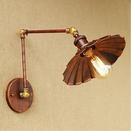 Lange arm Half roest Retro Creatieve Nostalgische Intrekbare Opvouwbare Wandlampen Wandlamp