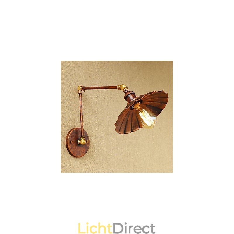 Lange arm Half roest Retro Creatieve Nostalgische Intrekbare Opvouwbare Wandlampen Wandlamp