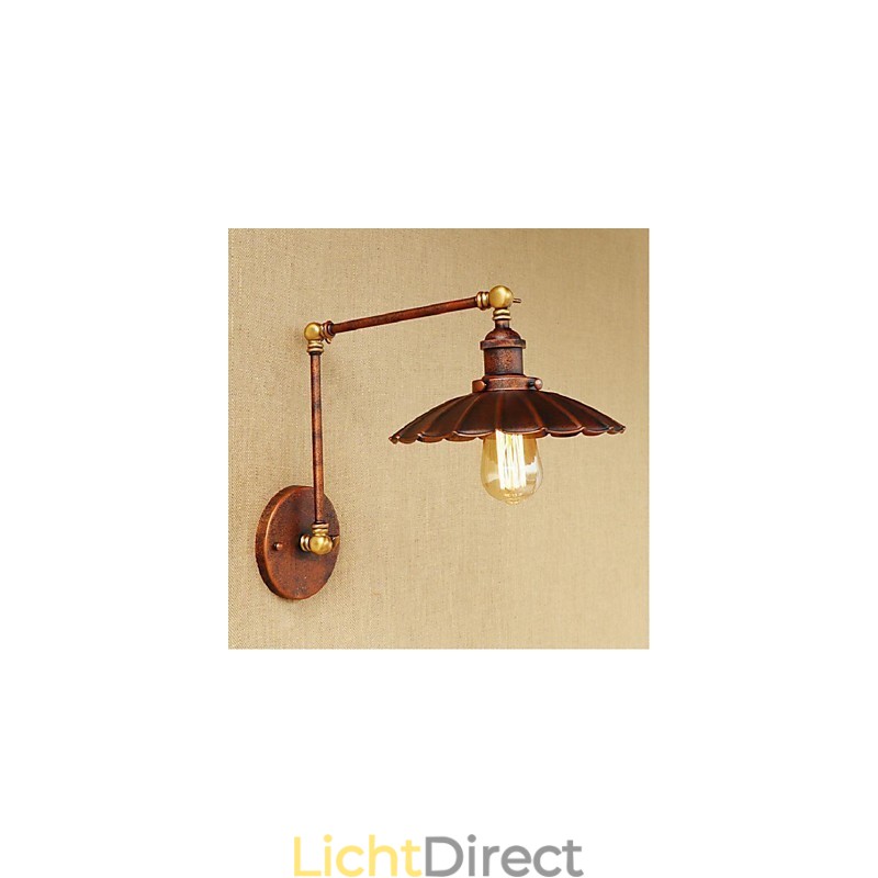 Lange arm Half roest Retro Creatieve Nostalgische Intrekbare Opvouwbare Wandlampen Wandlamp