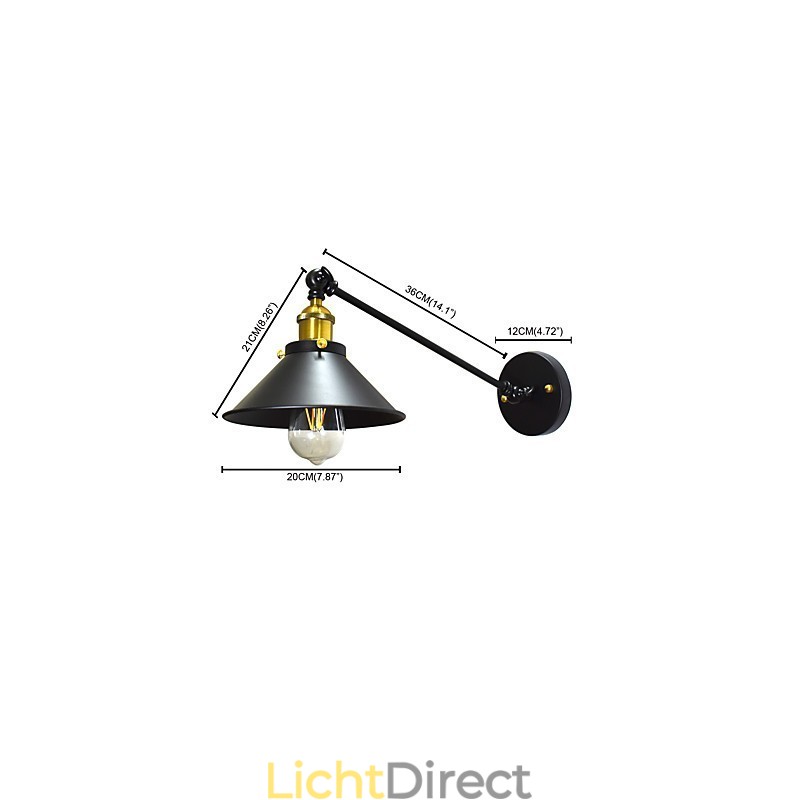 Buzz Wall Iron Wandlamp Dumb Black Lightsaber Lamp Aan De Muur